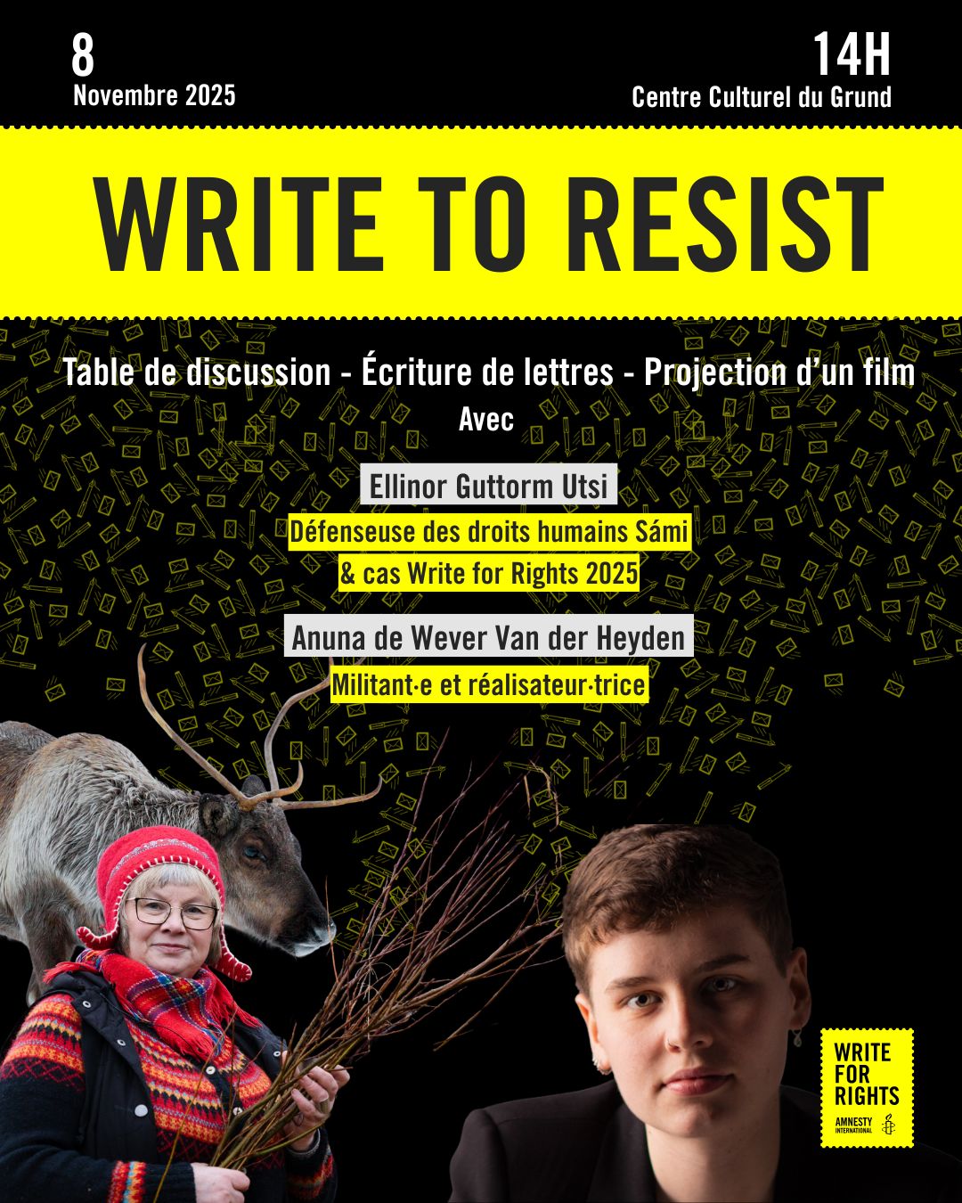 Lancement de la campagne Write for Rights d'Amnesty International