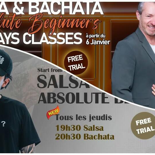 NOUVEAUX cours de Salsa et Bachata, Grands Débutants à Lux-City. Essai GRATUIT, Portes Ouvertes. Mar