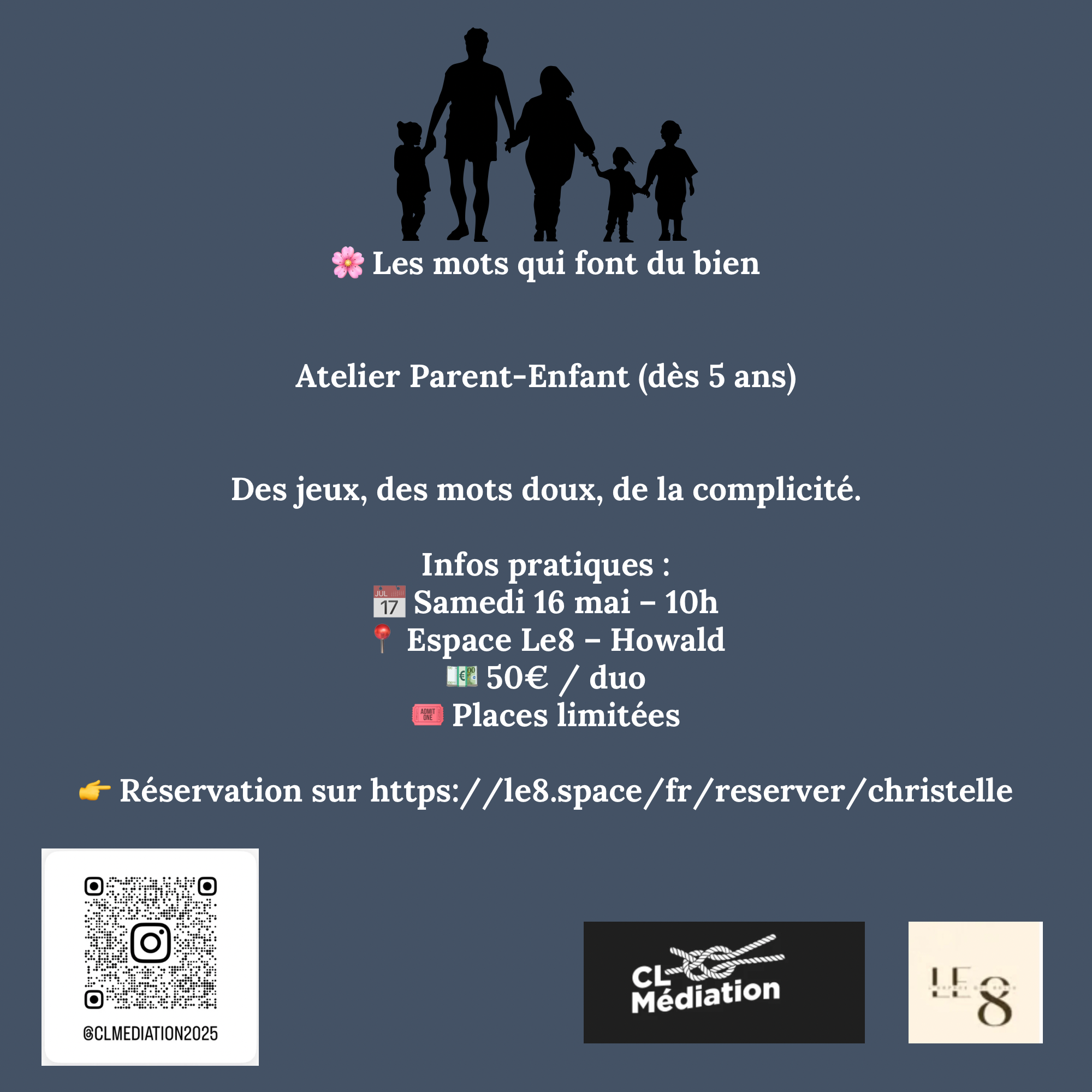 Atelier famille - Les mots qui font du bien